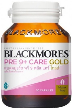 Blackmores Pre 9+ Care Gold 30cap แบลคมอร์ส พรี 9 พลัส แคร์ โกลด์